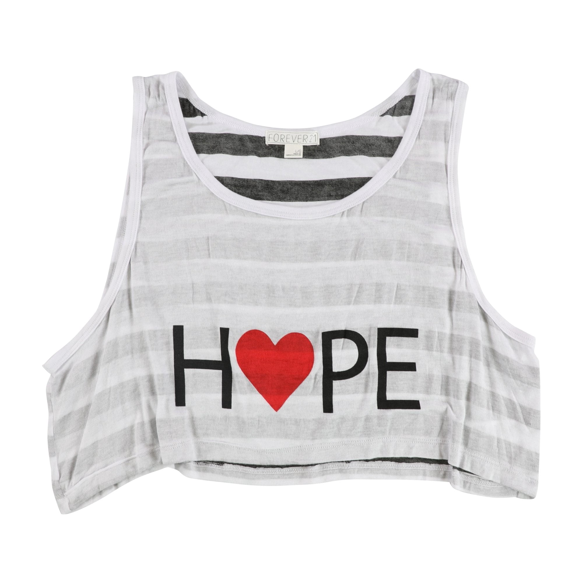 forever 21 white tank top