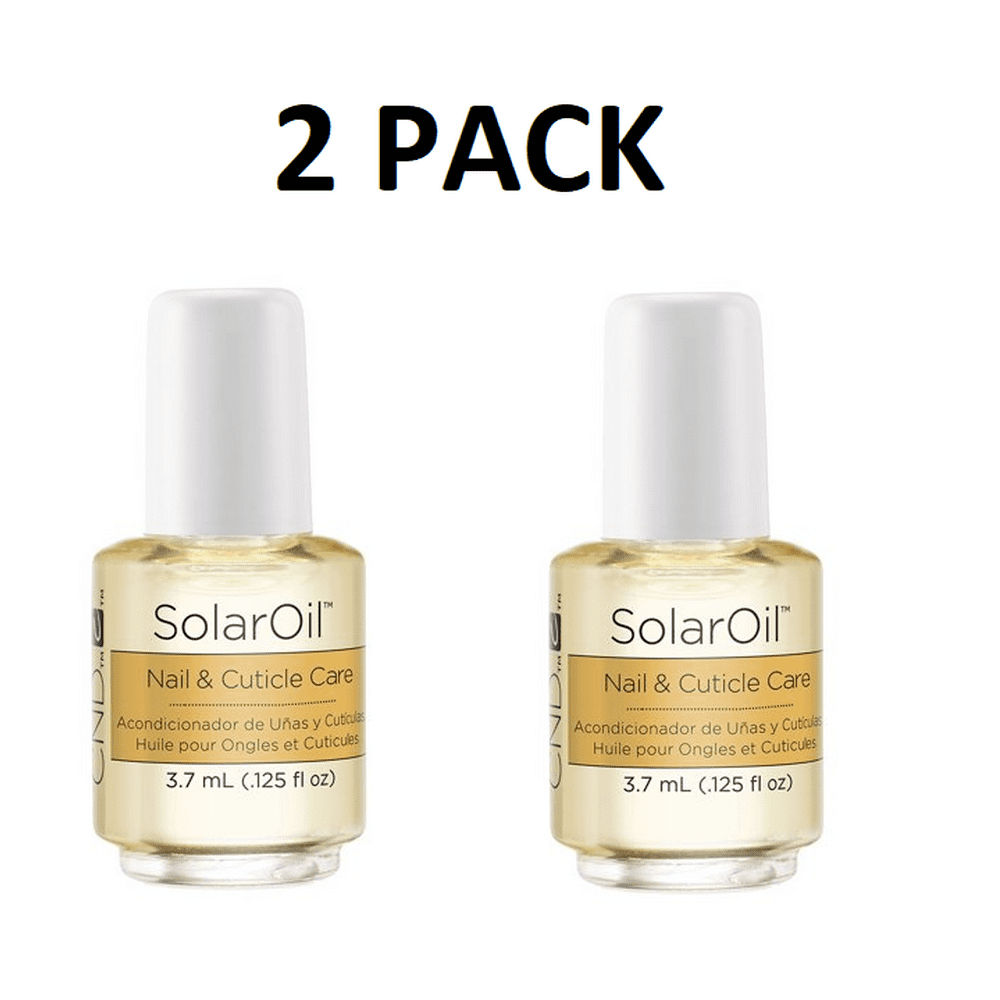 [2 PACK] CND SOLAR OIL Nail & Cuticle Conditional 0.125 oz MINI