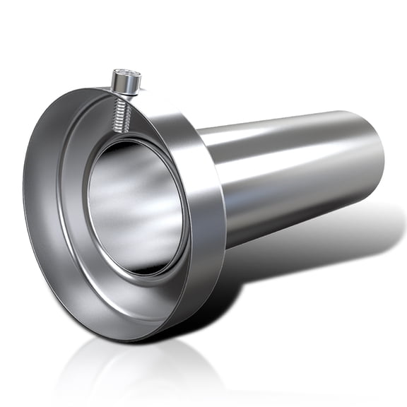 Spec-D Tuning 3.345" Removable Silencer Will Fit 3.50" Round Tip Muffler for Mufflers with 3.50" tip