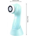 thumbnail image 4 of Electric Facial Cleansing Brush by Emlimny | Exfoliating Spin Face Brush Cleanser Applicator Washing Scrubber Kit Set Cleaning Silicone Wash Mask Scrub Electric Spinning Cleaner Exfoliator, 4 of 6