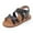 Black, variant on HUANBAI Breathable Girls Sandals For Toddlers And Kids Lightweight Comfortable Everyday Casual Outdoor Play School Summer Footwear（2 8Y） 2.5-3 Years