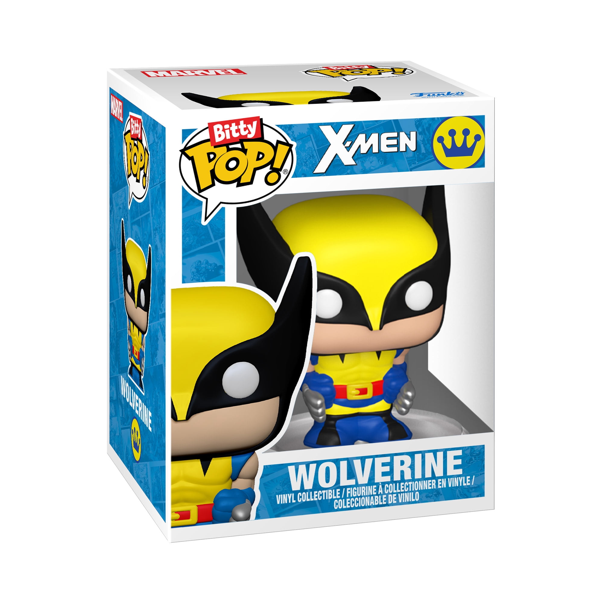 Funko Bitty POP! Box: X-Men - Xavier's School with Professor X and Wolverine Collectible Vinyl Mini-Figures