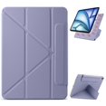 thumbnail image 1 of For iPad Air 13 (2024) Case PC PU Leather Origami Stand Magnetic Tablet Cover - Grey, 1 of 5