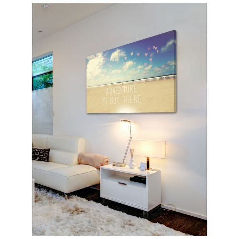 "Adventure Is out There" Painting Print on Wrapped Canvas