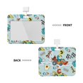 thumbnail image 2 of Susaid Cartoon Car Racing Print ID Badge Holder with Double-Sided Windows Horizontal Hard Plastic Case Black Card Protector Pouch for Office School ID Credit Cards, 2 of 7
