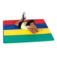 thumbnail image 2 of New Item Children's Factory 4' x 8' x 2" thick Folding Tumbling Mat CF362-612 Rainbow, 2 of 2