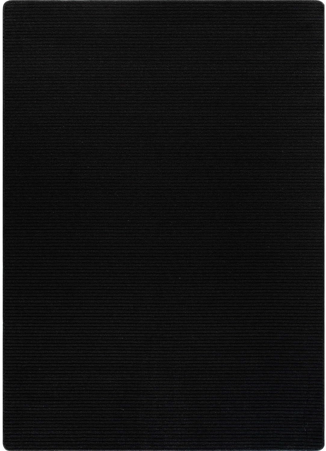 Beverly Rug Non-Slip Machine Washable 6 x 9 Black Indoor Area Rugs