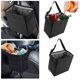 thumbnail image 2 of Cubo De Basura Para Coche Cubo De Basura Colgante Para Coche Bolsa De Basura Plegable Para Coche Organizador Plegable Para Coche Cubo De Basura Para Coche Suv, Camioneta, Monovolumen Negro, 2 of 6