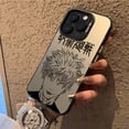 thumbnail image 3 of Funda de teléfono de Anime negro Jujutsu Kaisen, carcasa trasera a prueba de golpes para iPhone 16, 15, 14, 13, 12, 11 Pro Max, X, XR, XSMAX, 8, 7 Plus, 3 of 5
