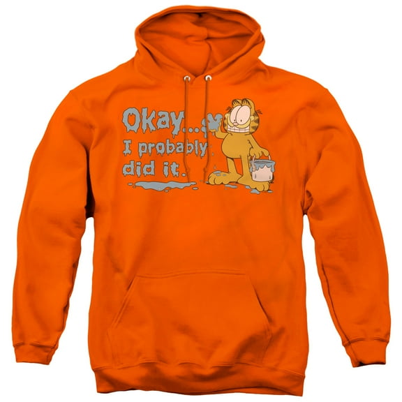 Garfield - I Probably Did It - Pull-Over Hoodie - Medium