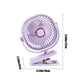 thumbnail image 3 of Ventilador Recargable con Clip, Miniventilador Portátil de 3 Velocidades, Silencioso, Ideal para Acampar Al Aire Libre, Oficina En Casa, Viajes y Diseño Elegante., 3 of 6