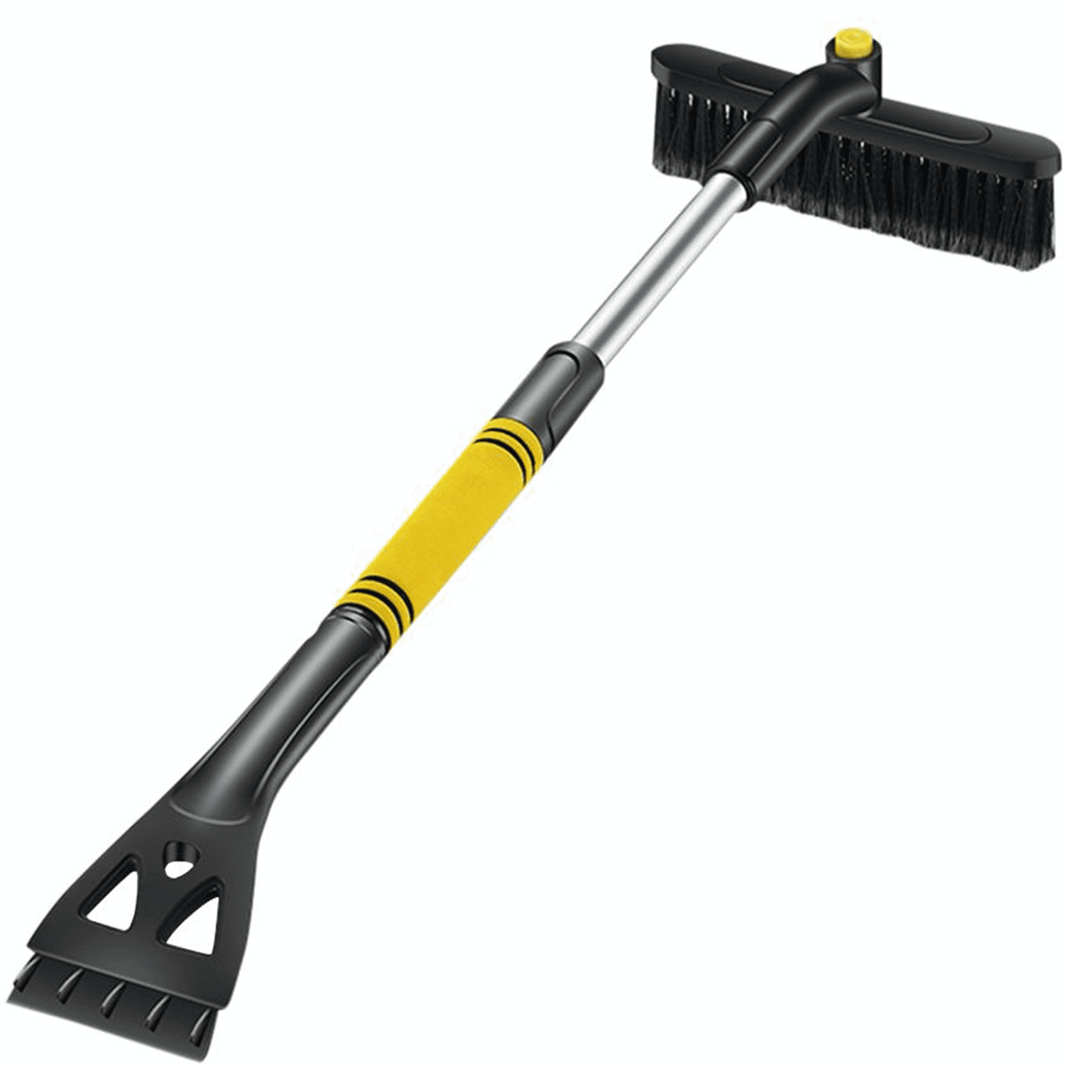 YARNOW Car Snow Brush with Ice Scraper 1 Extendable Snow Removal Tool with Foam Handle Detachable Snow Remover for Car Windscreen in 3
