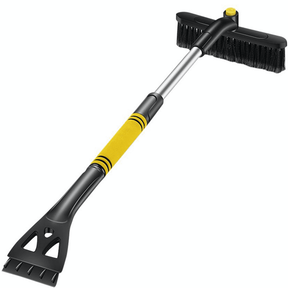 3in1 Snow Brush and Ice Scraper Extendable, Ice Snow Scraper with