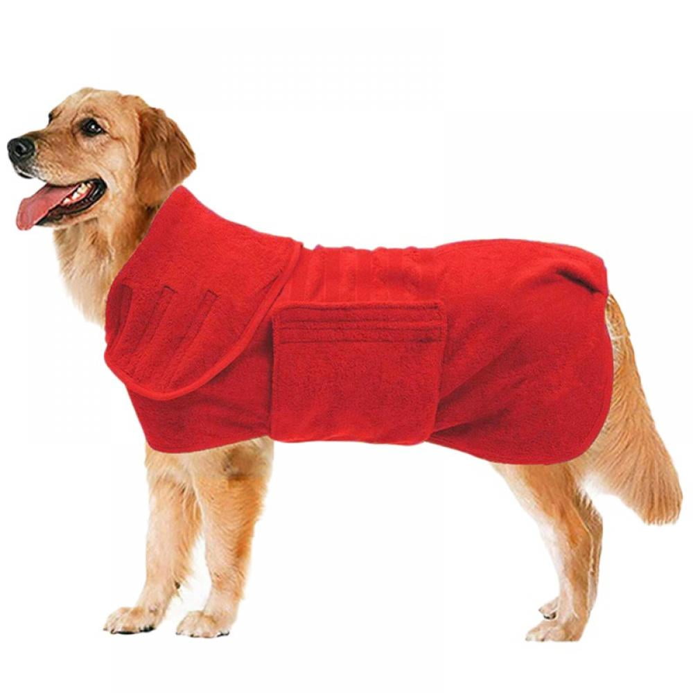 Pet Nightgown Absorbent And Quick-drying Bath Dog Bathrobe Cat Dog Warm Pajamas Pet Home Service