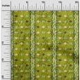 thumbnail image 1 of oneOone Cotton Jersey Olive Drab Fabric Stripe & Texture Sewing Fabric By The Yard Printed Diy Clothing Sewing Supplies 58 Inch Wide, 1 of 4