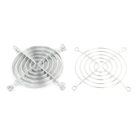 Unique Bargains 5 Pcs 90mm 9cm Metal Wire Grill Fan Finger Guard Protector for PC Computer