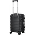 thumbnail image 1 of LLLLZASD  Hardside Expandable Spinner Luggage Suitcase Lightweight Travel Luggage with Double Spinner Wheels, Carry-On 21 Inch (Black), 1 of 7