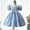 31-Blue, variant on YWDJ Girls Special Occasion Dresses Plus Size Cute Soft Childrens Dress Sequined Mesh Girls Dress Birthday Party Princess Girls Dress Pink 24 Months