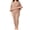 Khaki, variant on Women's Plus Size Underwear Set Fleece Lined Base Layer Shirts and Leggings Casual Warm Winter Cold Weather Ski Snow Thermal Set
