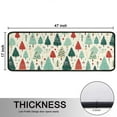 thumbnail image 5 of Kitchen Rugs Sets Of 2,Beige Christmas Tree Pattern Anti Fatigue Kitchen Mat Rugs Non Slip Washable,Decorative Kitchen Floor Mats for Kitchen,Sink,Laundry,17"x47"+17"x47", 5 of 5