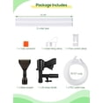 thumbnail image 3 of Aquarium Gravel Cleaner, All-In-One Fish Tank Siphon Vacuum Cleaning Kit with Tubes, Algae Scraper, Hose, Flow Controller, Quick Water Changing & Sand Washing Kit for Small & Large Fish Tanks, 3 of 9