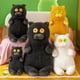 thumbnail image 2 of 45/65/85cm lindo gato suave de peluche de juguete sofá cojín Kawaii peluche Animal de dibujos animados muñeca para niños regalo de bebé encantador zhangyuxiang LED, 2 of 2