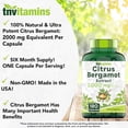 thumbnail image 2 of TNVitamins Citrus Bergamot Extract 2000mg Capsules Dietary Supplements Blood Support Daily Wellness Routine Nutritional Balance Intake, 180 Count, 2 of 7