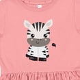thumbnail image 4 of Inktastic Cute Zebra, Safari Animals, Jungle Animals, Wild Animals Girls Toddler Dress, 4 of 5