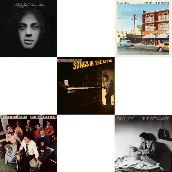 Piano Man & Turnstiles & Songs In The Attic & Streetlife Serenade & Stranger (180G) [LP Vinyl Bundle]