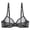 Black, variant on Sexy Sheer See Through Bras Unlined Underwire Lace Mesh Non Padded Plus Sizes Bralette 42E, Black