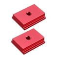 thumbnail image 5 of Deslizador de 2 piezas, tuerca deslizante práctica de aleación de aluminio de tornillo de plantilla, para metalurgia, carpintería, cierre de ranura, sujeción de trabajo de M6 rojo Sunnimix Deslizador de pista, 5 of 5