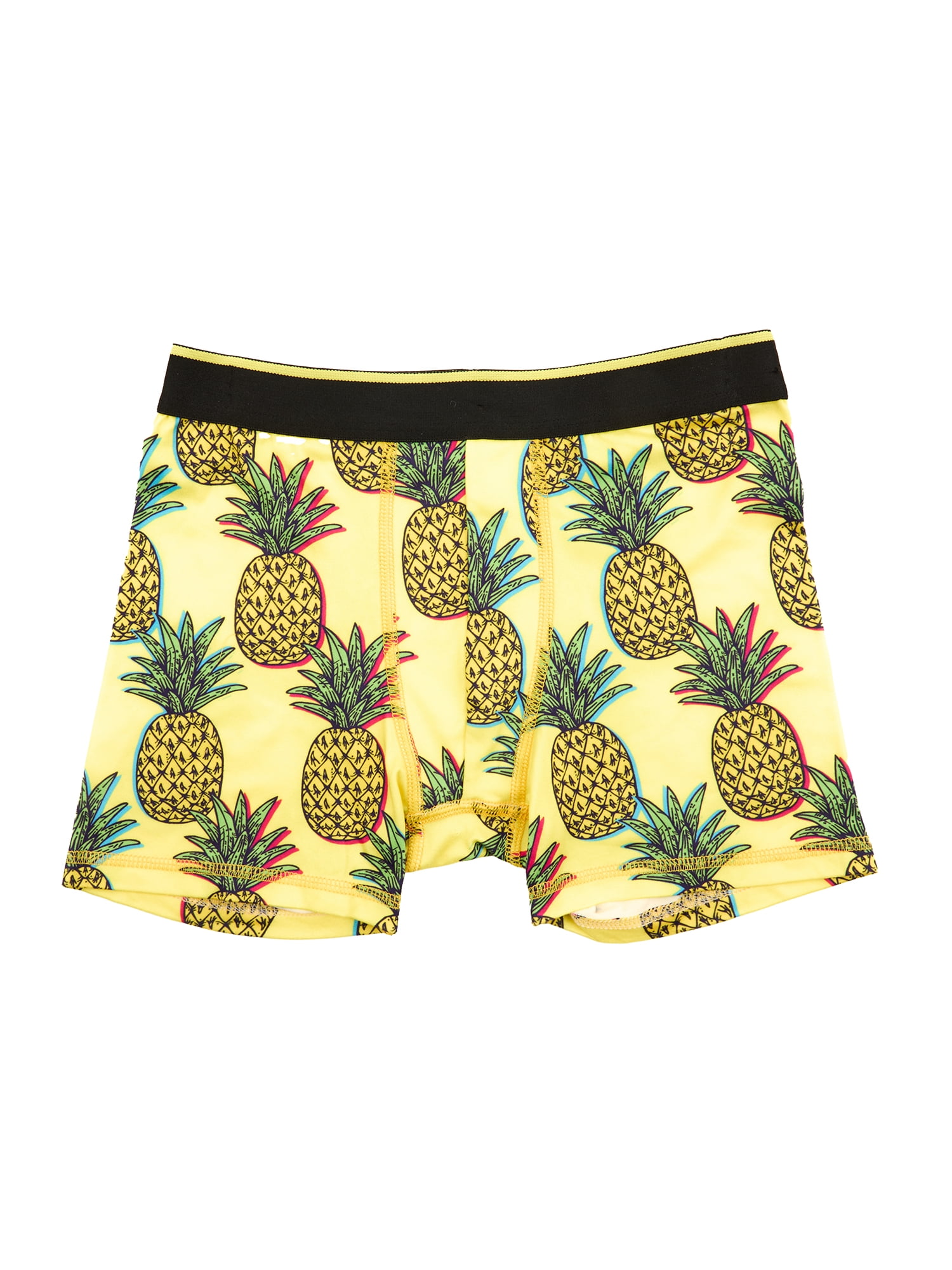 Wonder Nation Boys Boxer Brief Fruit Underwear, 4-Pack, Sizes S-XL