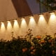 thumbnail image 5 of Lámparas solares para exteriores, luces decorativas para jardín, iluminación de pared exterior, diseño moderno, luz LED, batería recargable, metal resistente, para patio, ahorro de energía,, 5 of 8