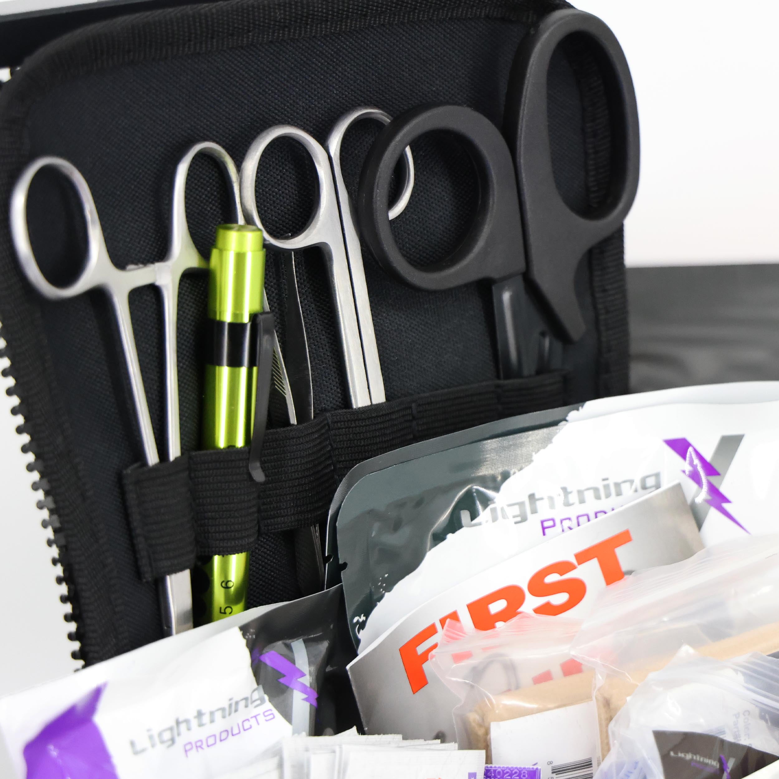 Lightning X Value Compact Medic First Responder EMS/EMT Stocked Trauma Bag w/Standard Fill Kit A