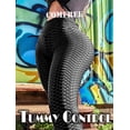 thumbnail image 3 of COMFREE Womens Anti Cellulite High Waisted Yoga Pants Tummy Control Scrunched Booty Leggings Workout Running Butt Lift Textured Tights, 3 of 6