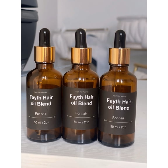 FAYTH HAIR NATURALS-INDIAN HAIR GROWTH OIL-15 AYURVEDIC OILS