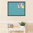 thumbnail image 3 of PinPix 30x24 Custom Cork Bulletin Board Aqua Pastel Poster Board Has a Fabric Style Canvas Finish, Framed in Aqua Pastel, by ArtToFrames (PinPix-1806), 3 of 5