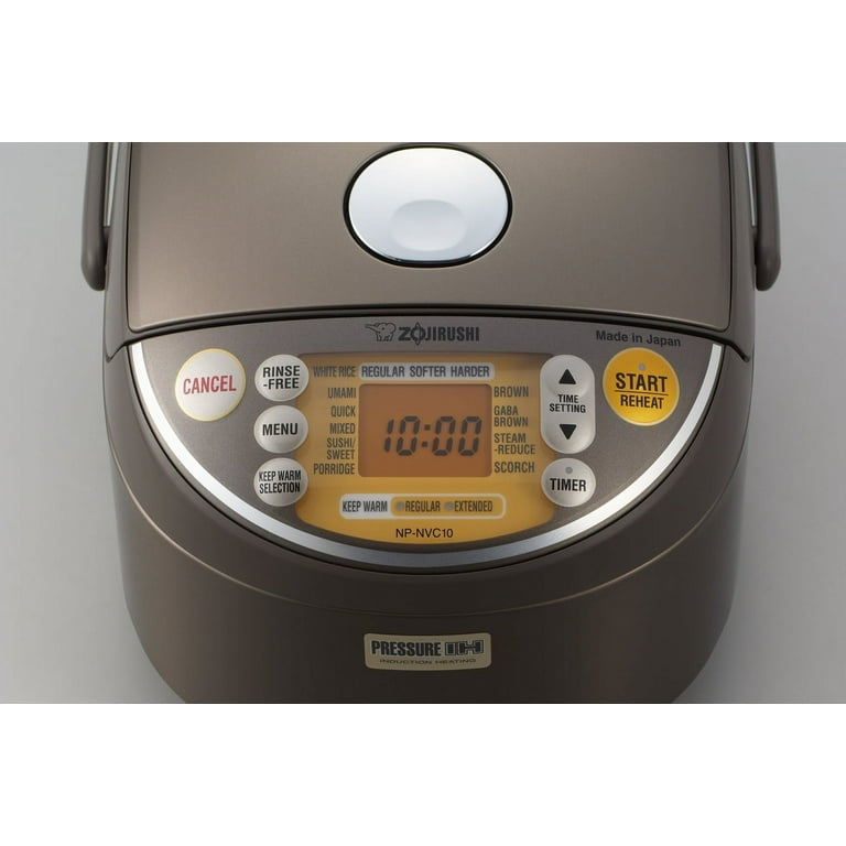 Pressure Induction Heating Rice Cooker & Warmer NW-JEC10/18 – Zojirushi  Online Store