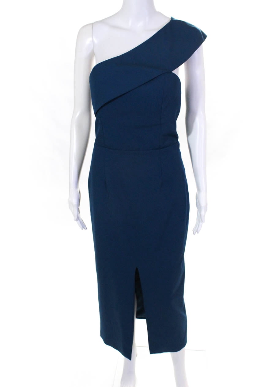 Shoulder Ink That Jazz Midi Dress Blue 