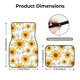 thumbnail image 5 of Fotbe Sunflowers Juego de 4 Tapetes para Auto con Estampado – Alfombrillas de Goma Reforzada, Diseño Antideslizante, Protección para Todo el Año – Vehículos, Autos, Camionetas y SUVs, 5 of 7