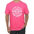 thumbnail image 1 of Wild Bobby, Pop-Pop Man Myth Legend Funny Dad Uncle Papa Granpa Dad Gift, Father's Day, Men Graphic Tee, Neon Pink, XX-Large, 1 of 4