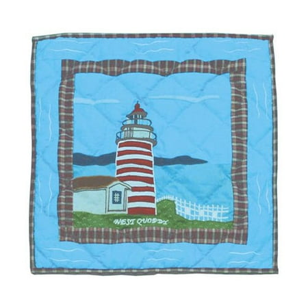 Patch Magic Lighthouse Gallery 100pct Cotton Throw Pillow