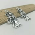 thumbnail image 6 of U8MO 20/40pcs cat antique silver charms pendants jewelry marking DIY 31*15mm-20pcs, 6 of 8