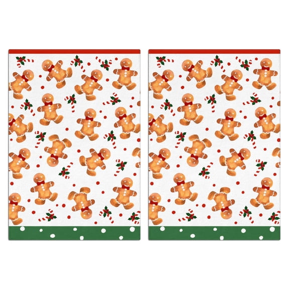 Christmas Kitchen Towels Set Of 2 - 18x26 Inch Ultra Absorbent Dish Towels, Soft Drying Hand Towels for Cooking, Baking & Decor, Spring/Summer Home Aesthetic.