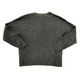 thumbnail image 2 of Nine West Women's Long Sleeve V Neck Ribbed Sweater (Anthracite, XXL), 2 of 2