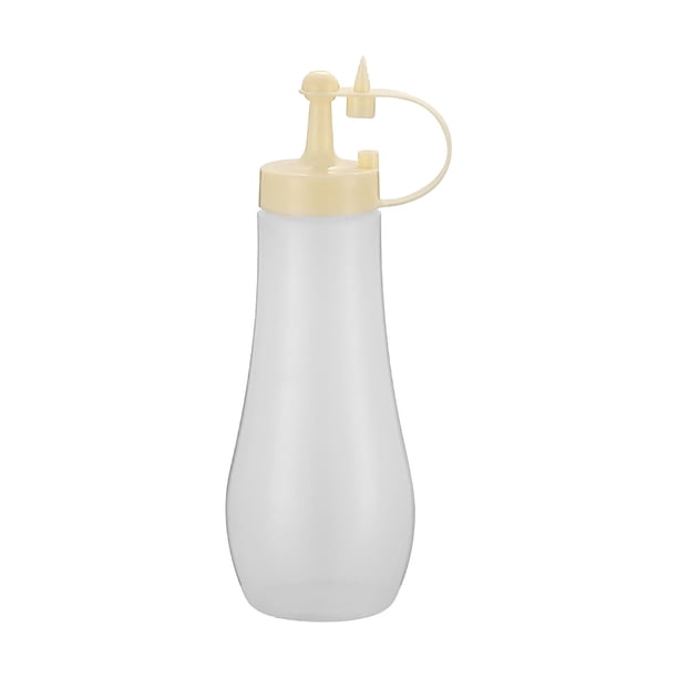Botellas de plástico ZJDOAK para condimentos, vacías, con tapa, a prueba de fugas, ideales para kétchup, mostaza, jarabe, salsas, aderezos, aceite, manualidades y mucho más. Sin BPA.