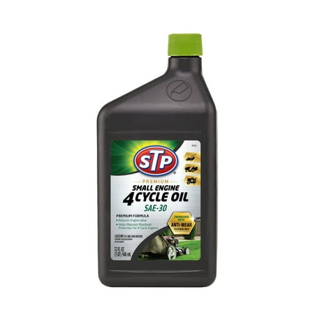 STP Premium Small Engine Anti-Wear Technology 4-Cycle Oil SAE-30, 32 fl oz