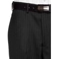 thumbnail image 2 of Giovanni Uomo Mens Pleated Front Pin Striped Dress Pants, 2 of 5