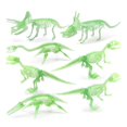 thumbnail image 1 of Figura en miniatura de esqueleto de dinosaurio vivo, juguete de arqueología infantil de recompensa de estudiante, pincho de dinosaurio nocturno Feliz Sencillez, 1 of 5