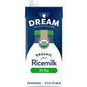 Dream, Organic 2% Reduced Fat Ricemilk, 32 fl oz